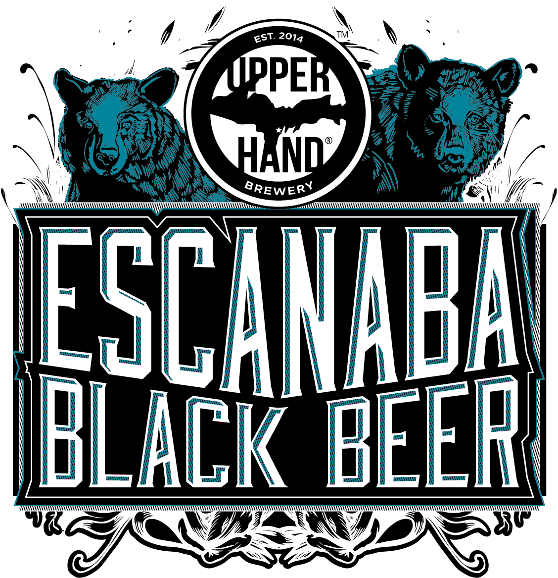 Escanaba Black Beer on NITRO