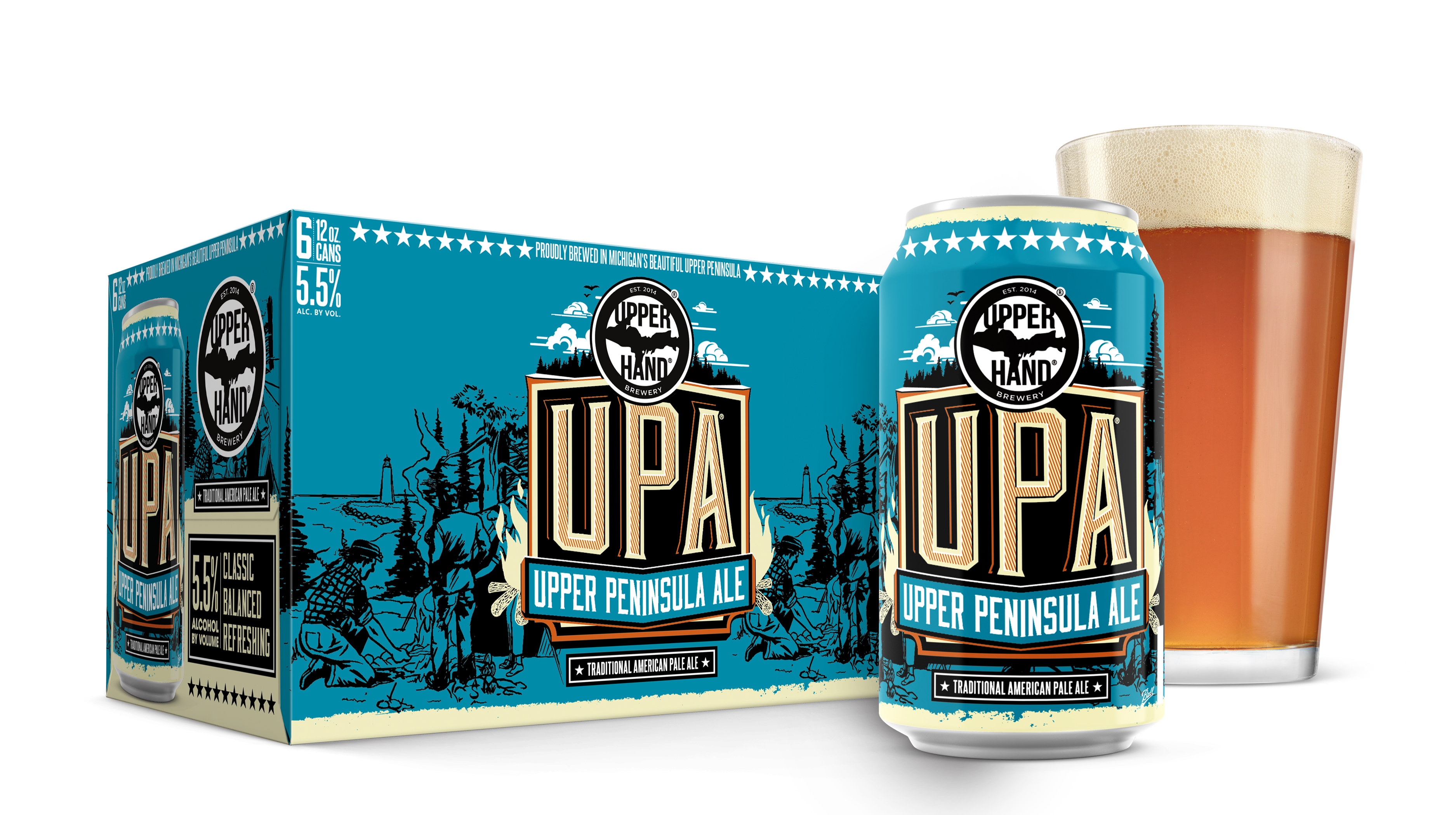 UPA® - Upper Peninsula Ale - Upper Hand Brewery™