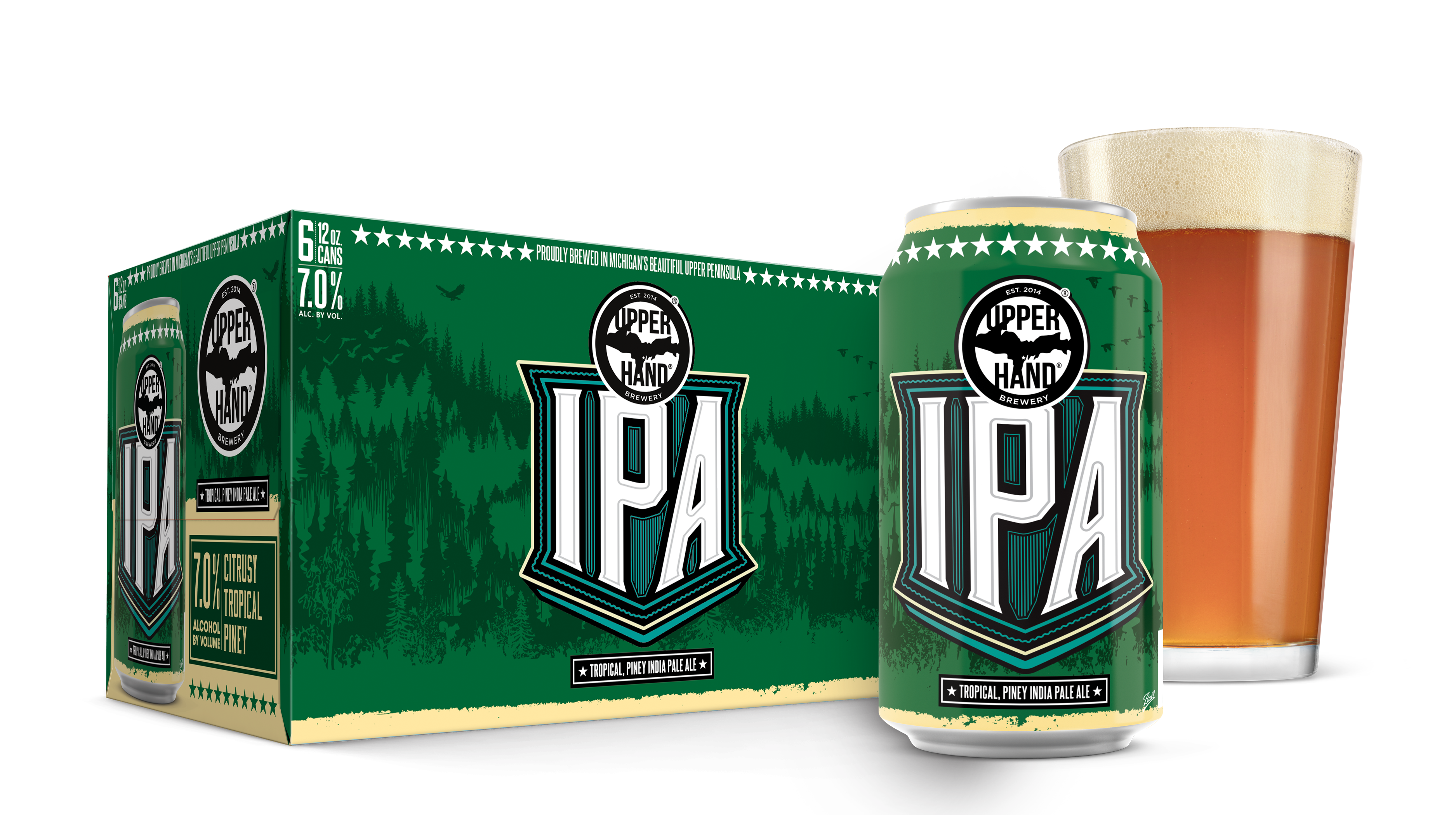 IPA Product, Can and Glass