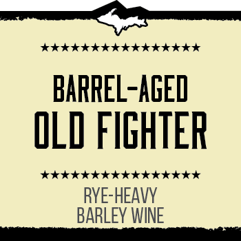 Barrel-aged Old Fighter Brand Rendering