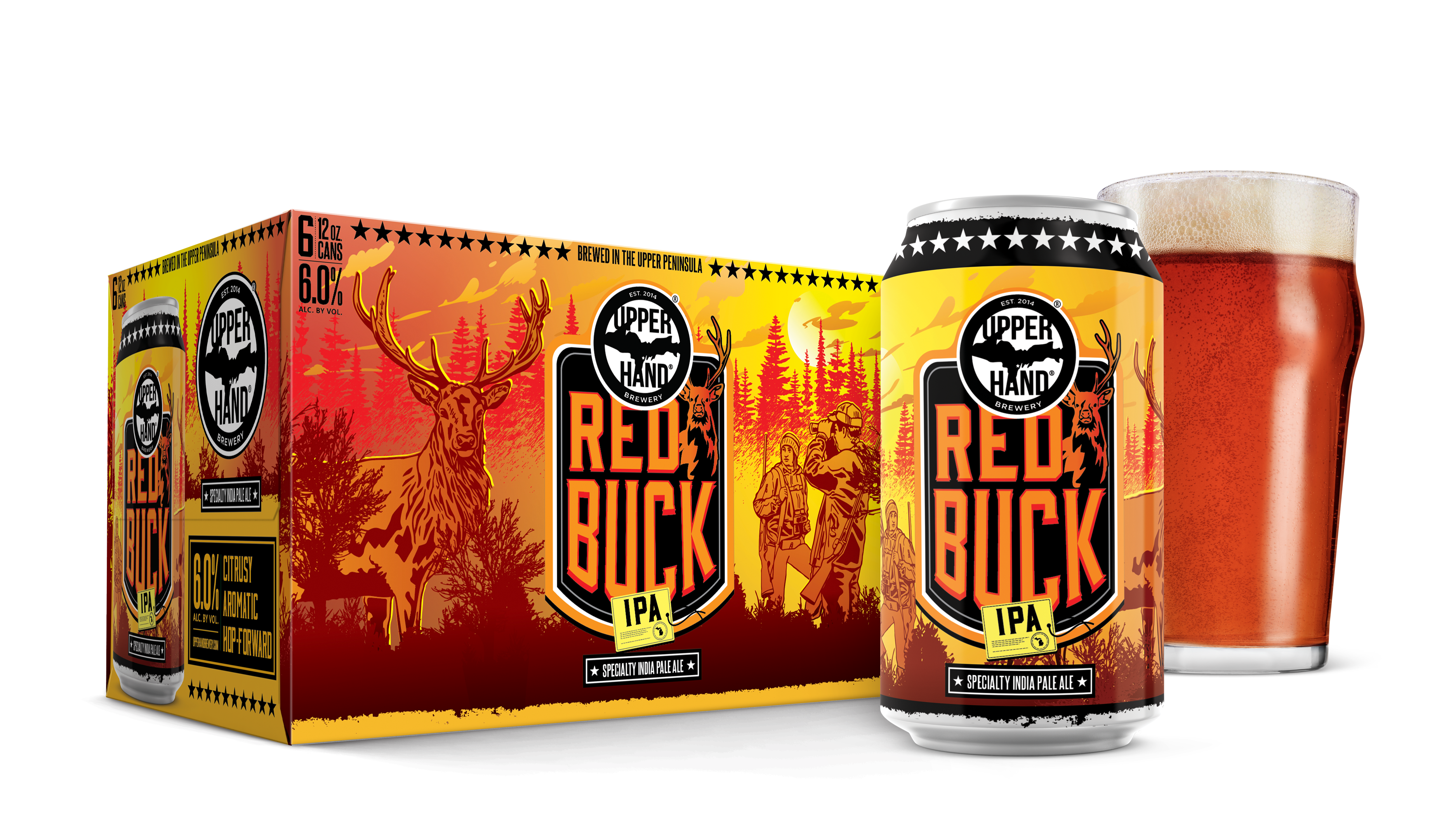 Red Buck Brand Rendering