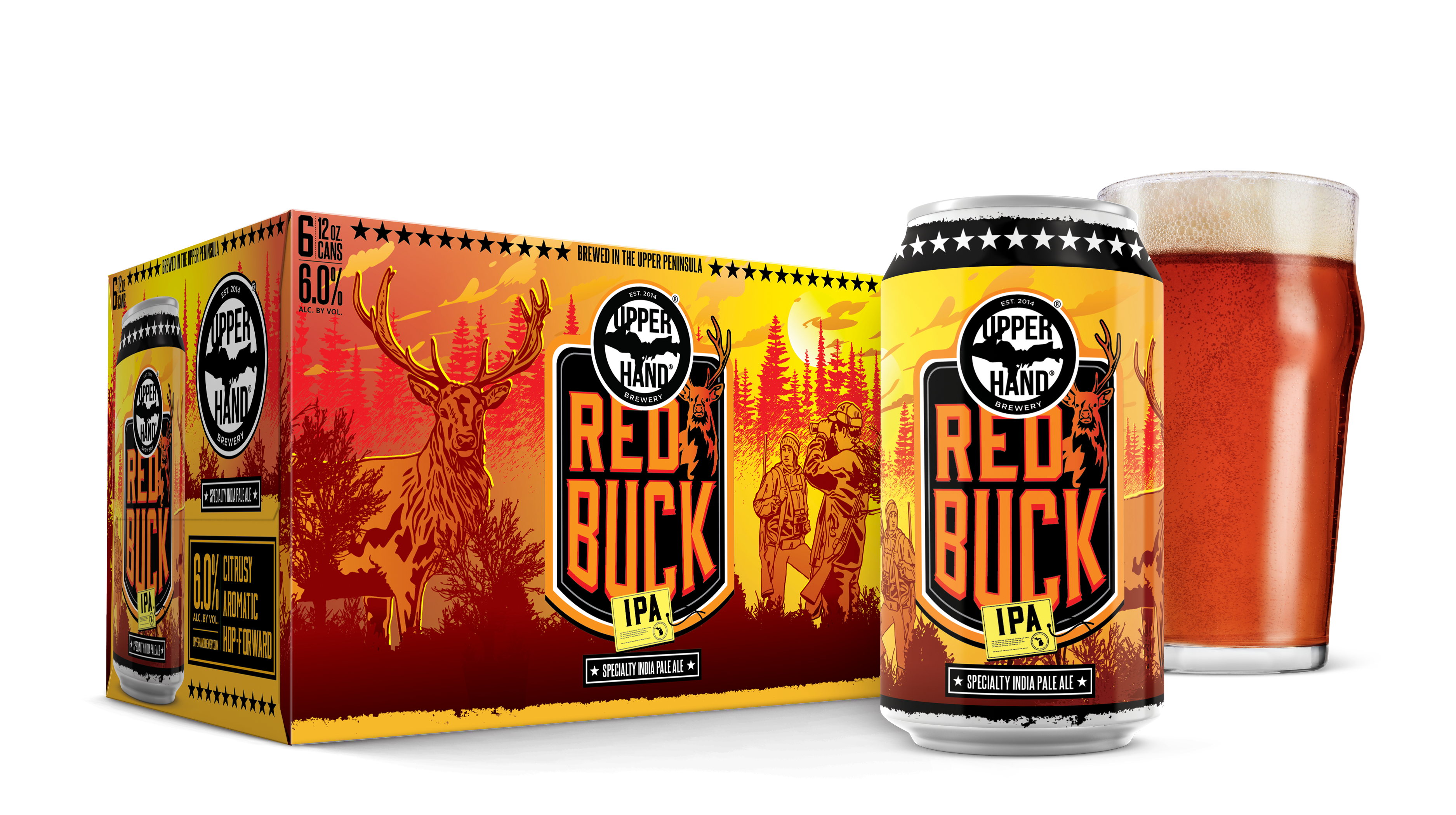 Red Buck IPA Brand Rendering