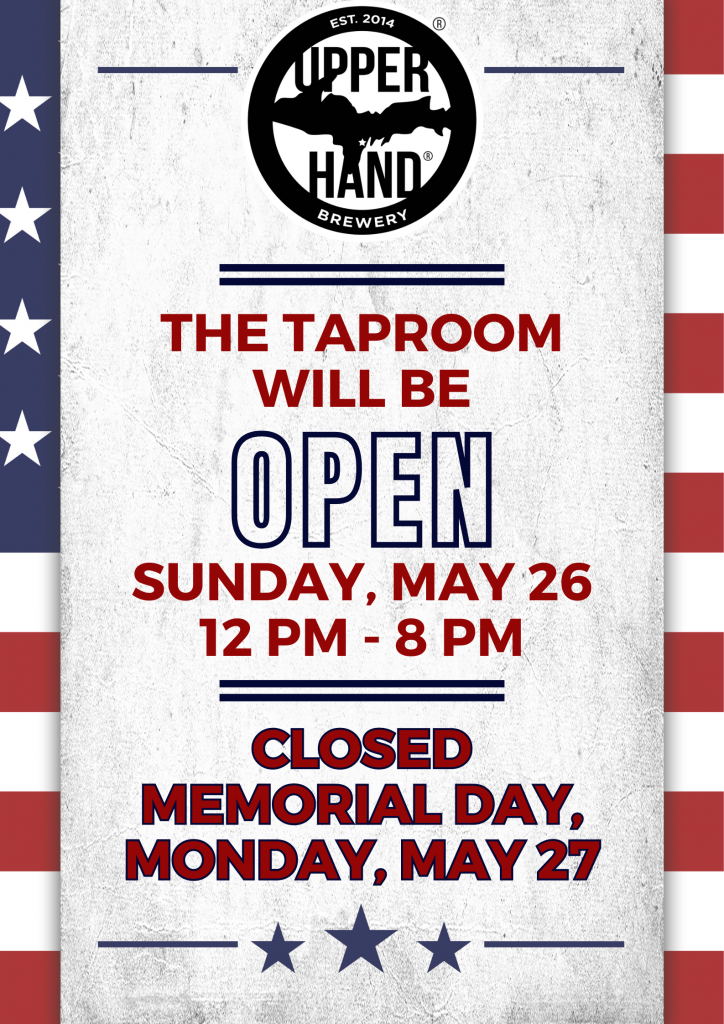 Memorial Day Hours